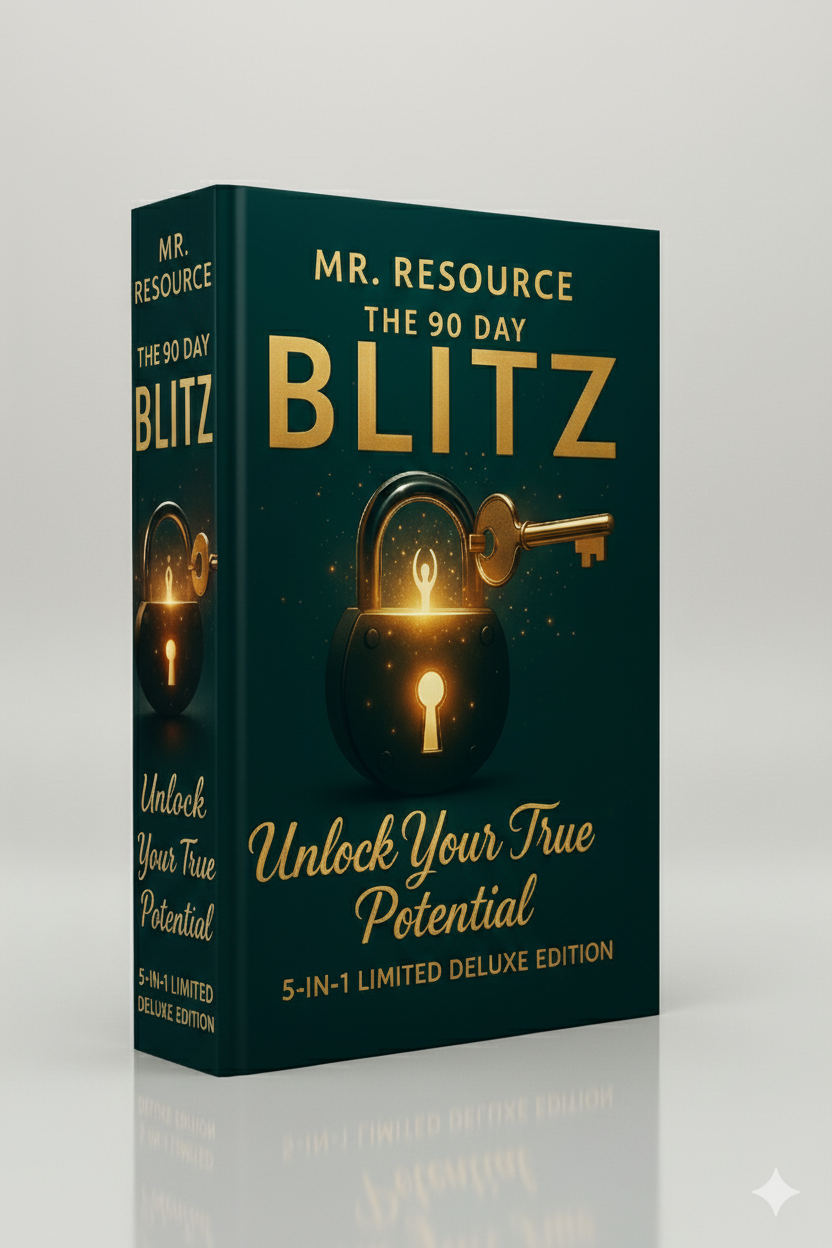 Pre-Order  The 90 Day Blitz 5-N-1 Limited Edition Book!