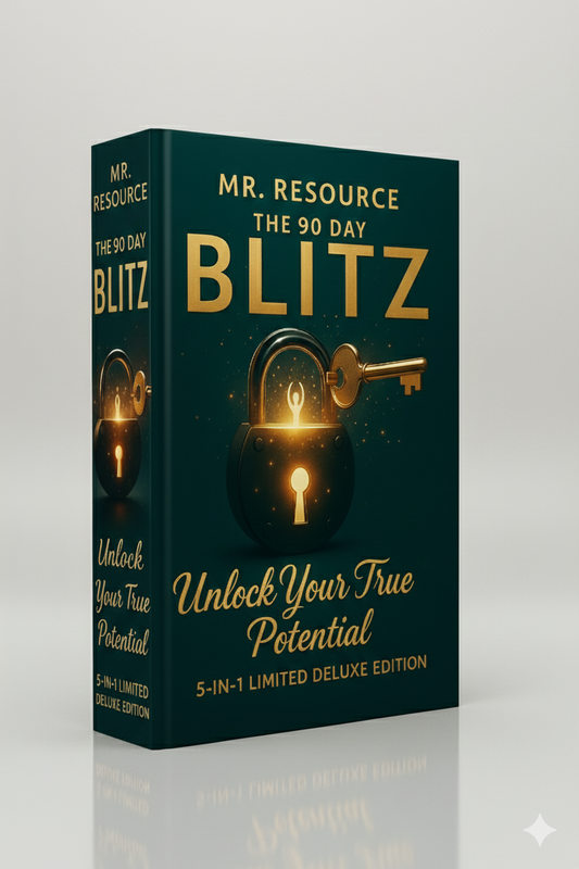Pre-Order  The 90 Day Blitz 5-N-1 Limited Edition Book!
