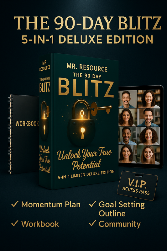 The 90 Day Blitz 5-in-1 Limited Edition Book & Program!